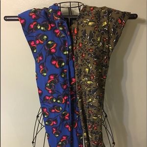 LULAROE OS leggings (2 pair)